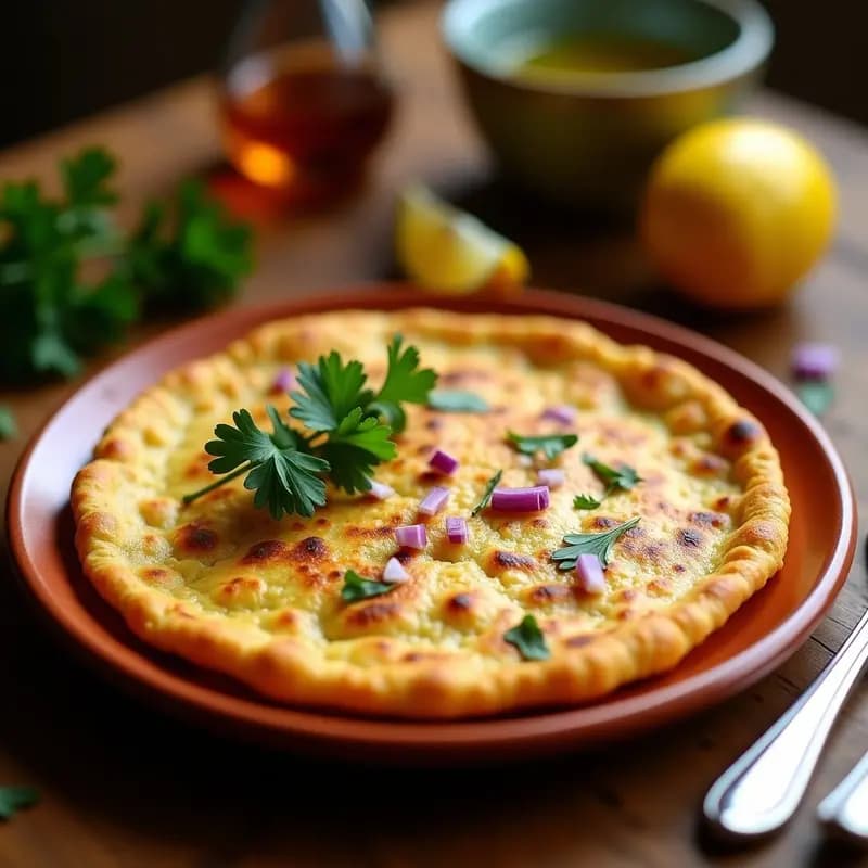 Tortilla de Garbanzos Andaluz: Receta Tradicional Sin Harina en Airfryer