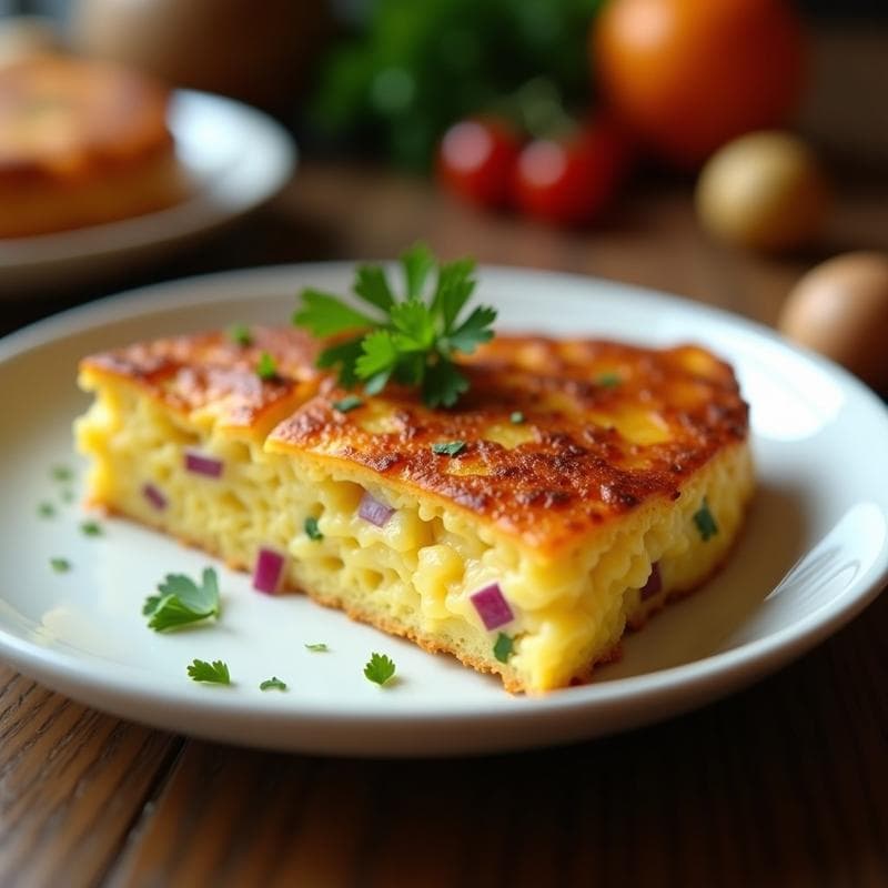 Tortilla de Patata y Boniato: Receta Express en Olla Rápida con Textura Cremosa