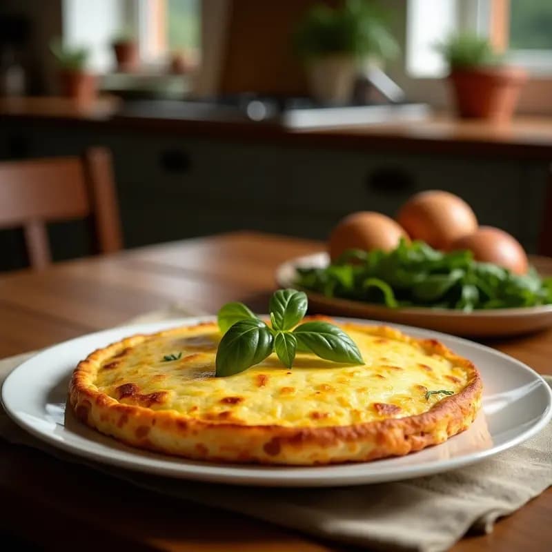 Tortilla de Patata y Calabacín sin Aceite: Receta Light Express en Sartén Antiadherente