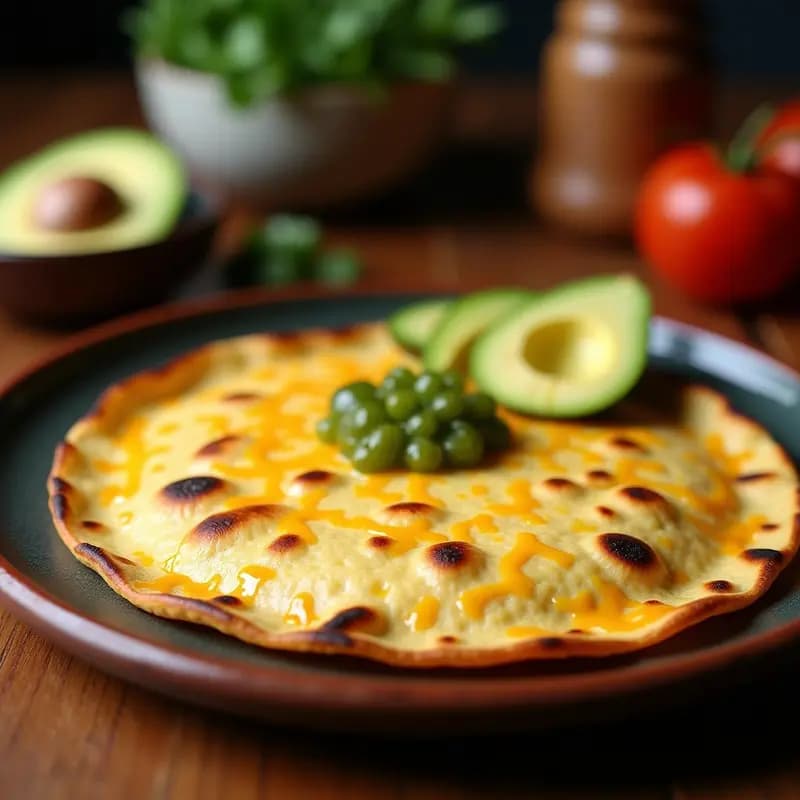 Tortilla de Elote con Queso Oaxaqueño: Receta Mexicana de Maíz Tierno en Sartén