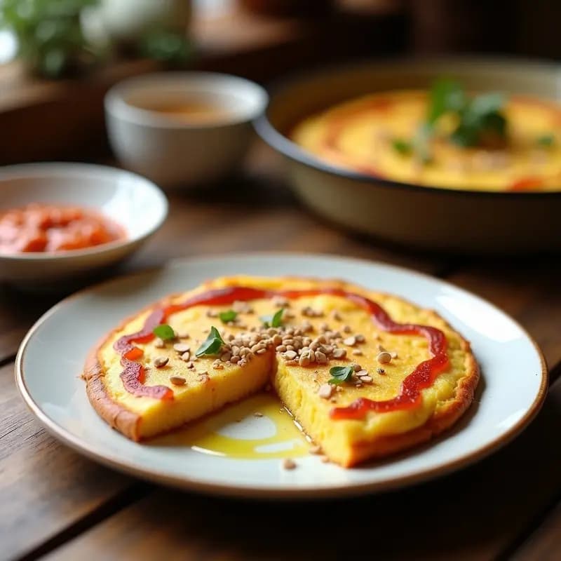 Tortilla Española con Aioli de Romesco: Receta Gourmet en 25 Minutos con Toque Catalán