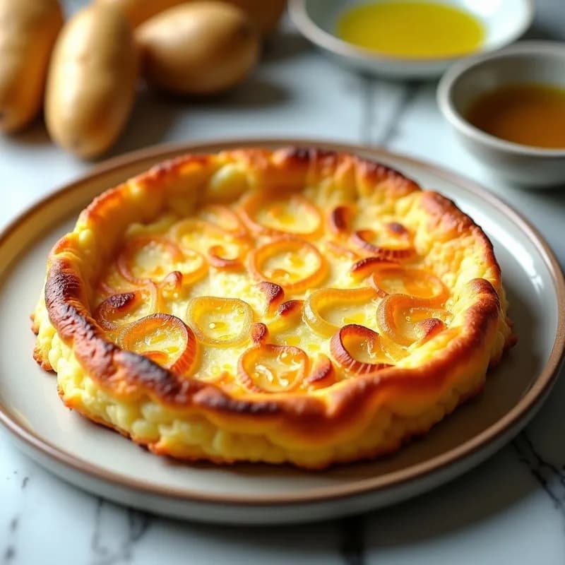 Tortilla de Patatas en Airfryer: Sin Voltear y Crujiente por Fuera