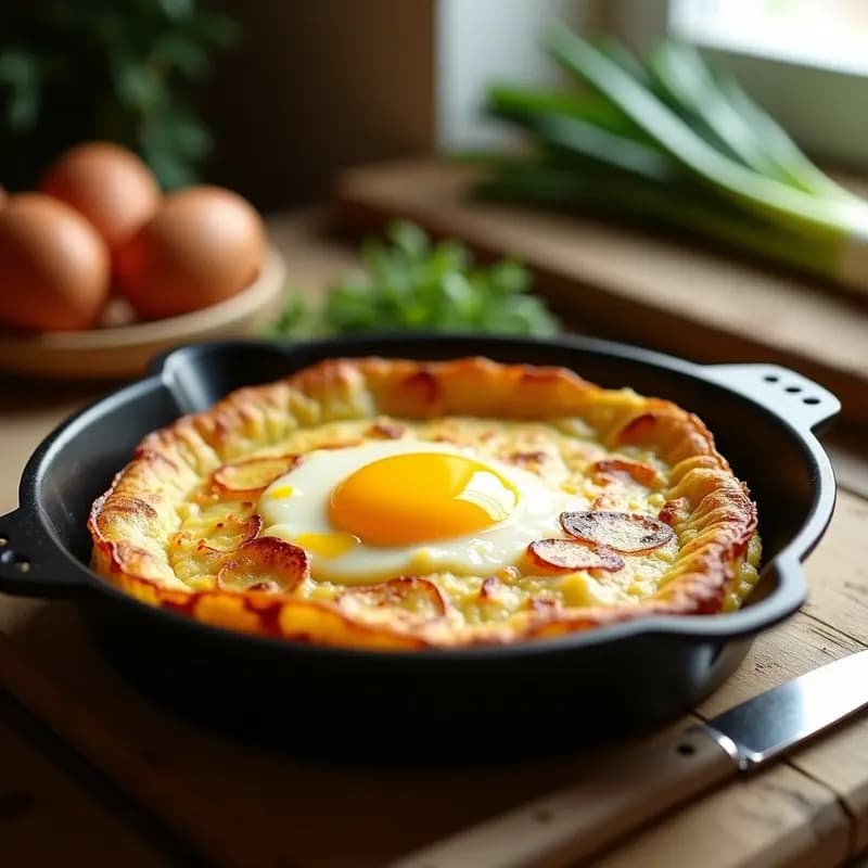 Tortilla Española en Airfryer con Yema Líquida: Receta Rápida y Perfecta para Tupper
