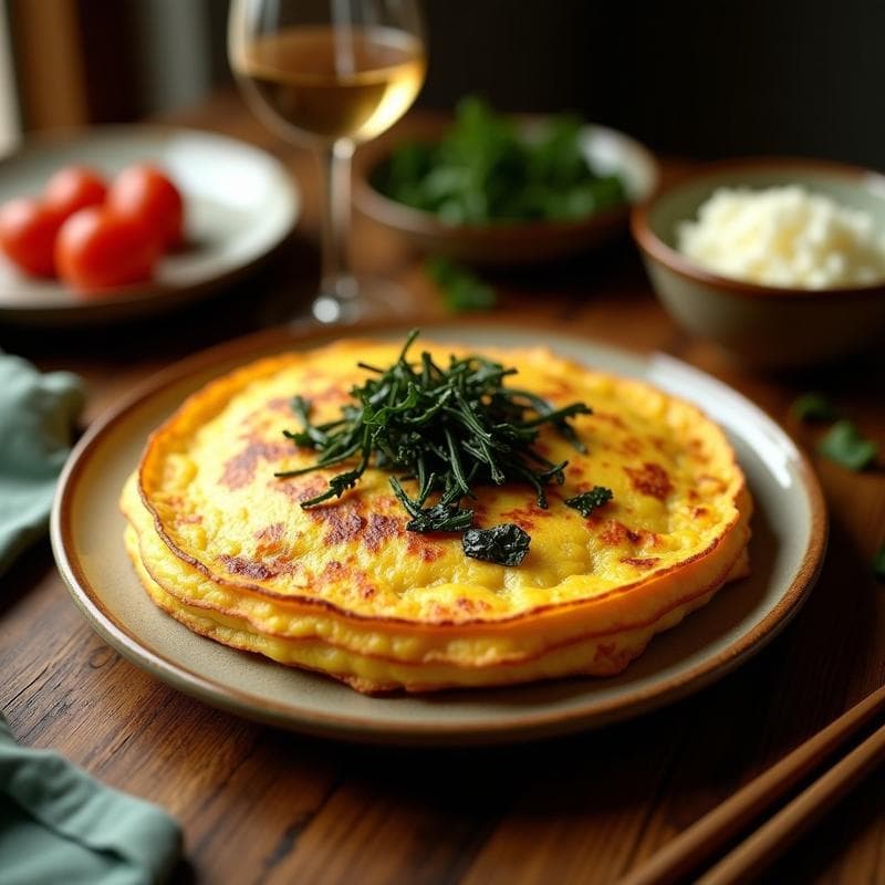 Tortilla Española con Algas Nori: Receta Tradicional con Toque Umami Crujiente