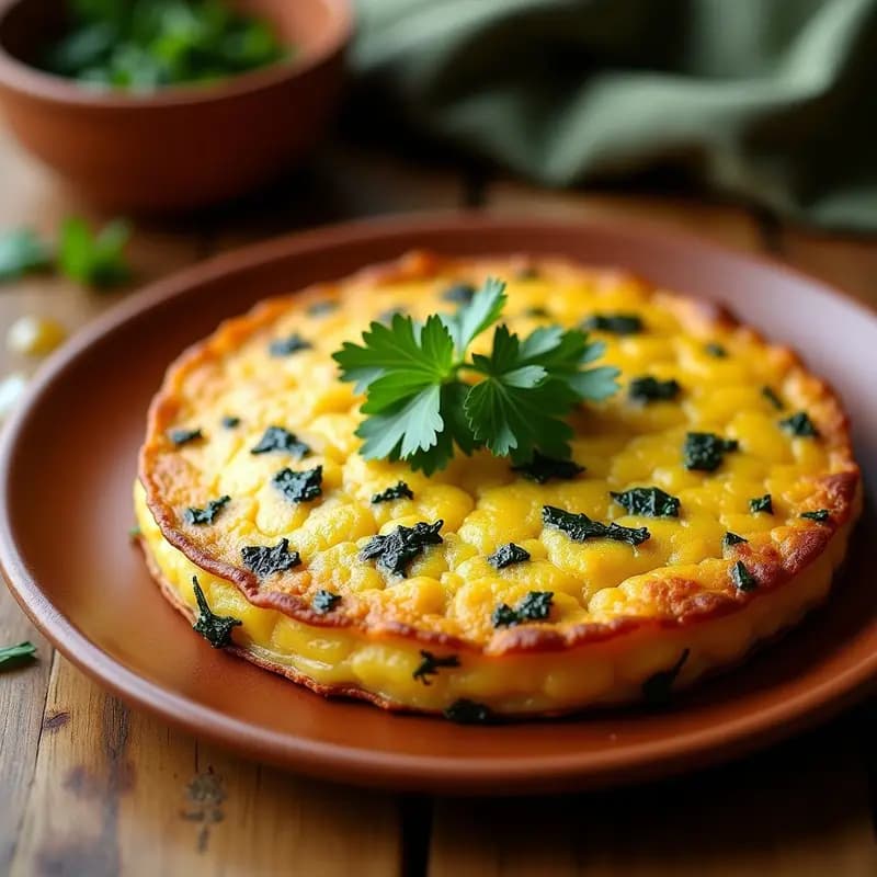 Tortilla Española con Algas Wakame: Receta Antiinflamatoria y Rica en Omega-3 en 20 Minutos