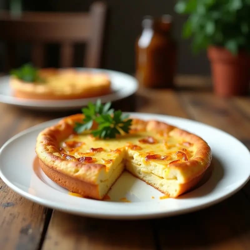 Tortilla Española Bajo Huevo Aireado: Receta de Vanguardia con Textura Esponjosa