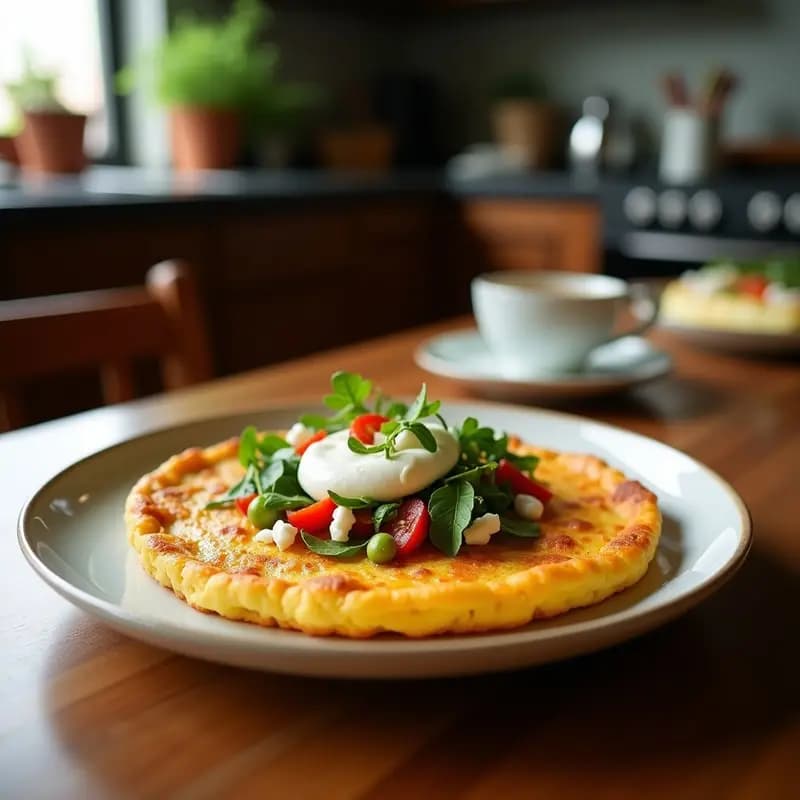 Tortilla Española de Batata Ahumada: Receta Sin Lactosa con Toque Dulce y Salado