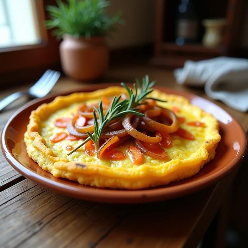 Tortilla Española de Batata y Cebolla Caramelizada: Receta Fácil y Nutritiva en 30 Minutos