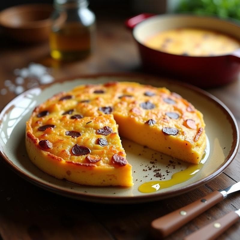 Tortilla Española de Batata en Ollas Superpuestas: Receta Tradicional en Dos Capas con Menos Aceite