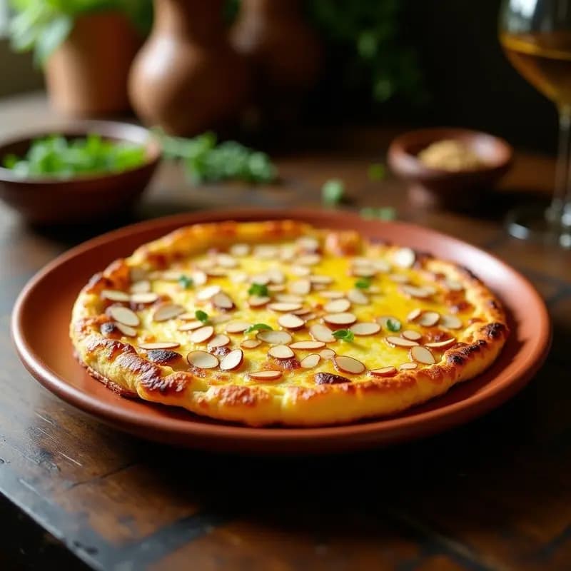 Tortilla Española de Bernarda con Almendras: Receta Tradicional Andaluza y Crujiente