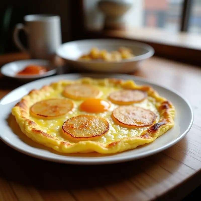 Tortilla de Patatas al Estilo Cafetería de Madrid: Receta Auténtica y Jugosa en 20 Minutos