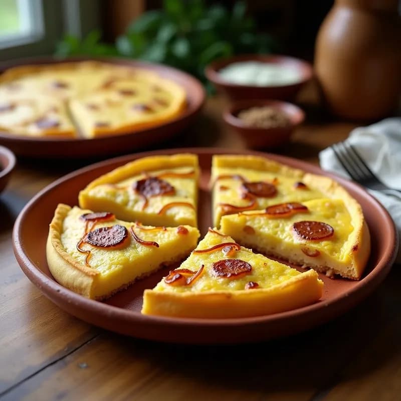 Tortilla Española con Cebolla Caramelizada: Receta en Olla Lenta sin Esfuerzo