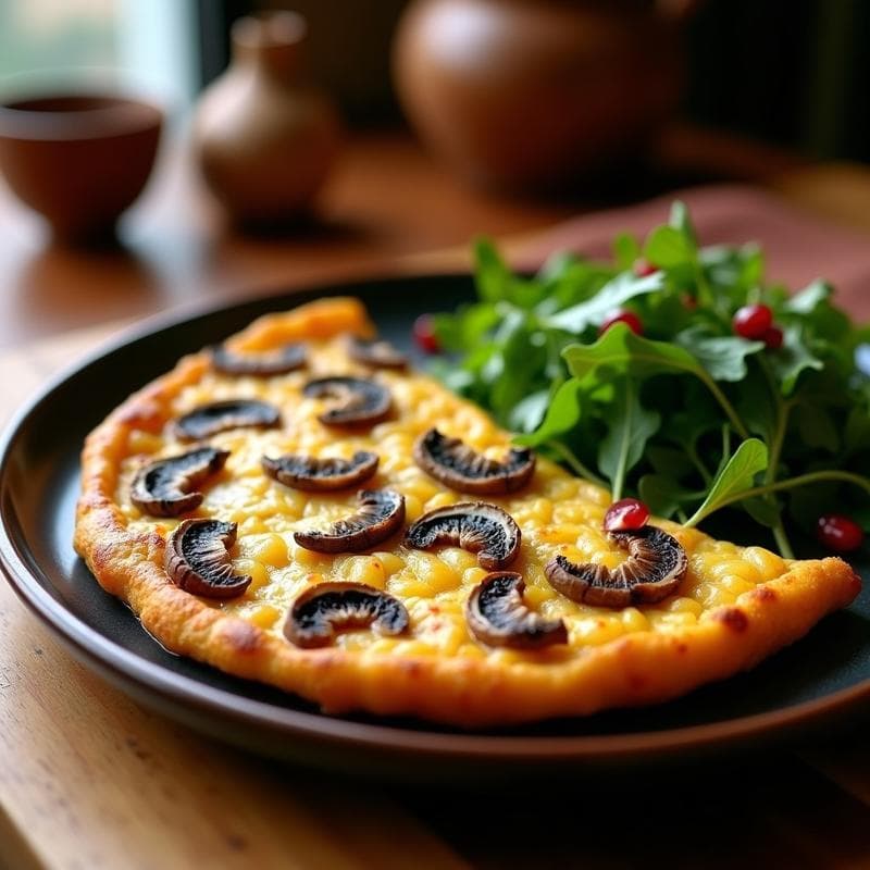 Tortilla Española con Champiñones Trufados: Receta en Airfryer sin Aceite y Ultracremosa