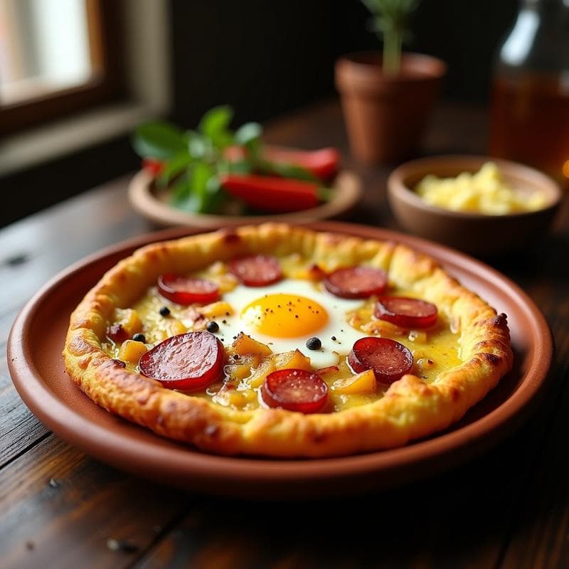 Tortilla Española con Chorizo: Receta Tradicional con Truco para Capas Crujientes