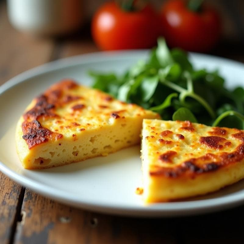 Tortilla Española de Coliflor: Receta Keto en Airfryer con el Truco para Quedar Jugosa