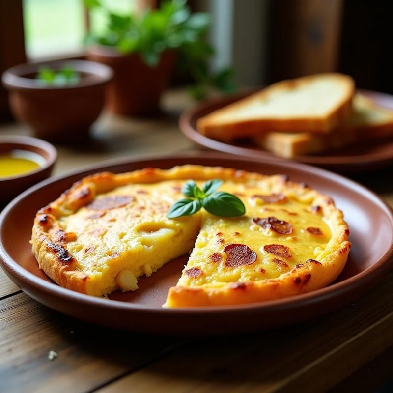 Tortilla Española Cremosa con Huevo Campero: Receta Tradicional en 20 Minutos
