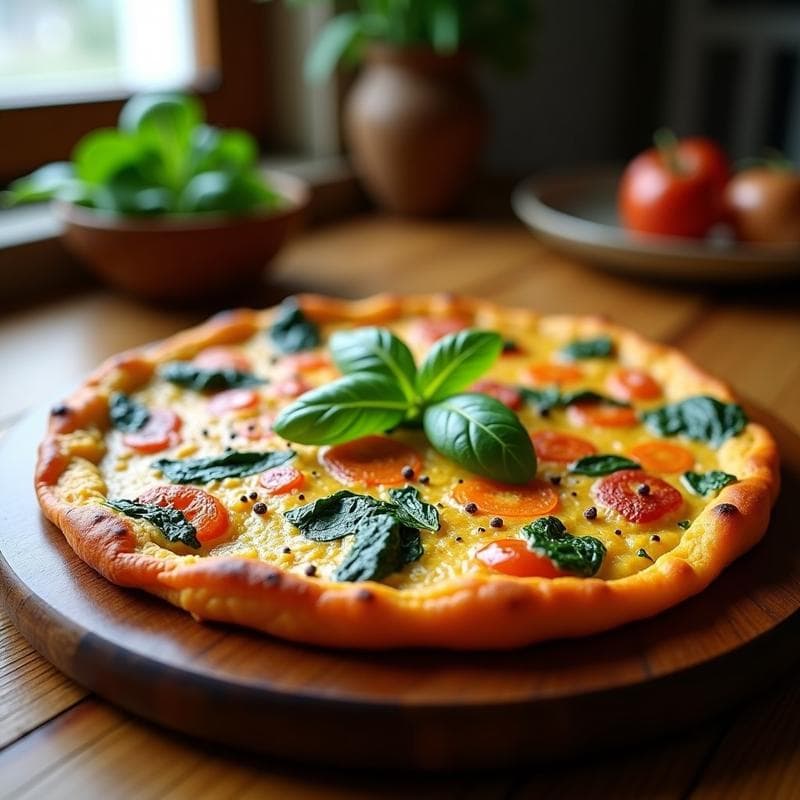 Tortilla Española de Espinacas y Batata en Airfryer: Receta Sin Gluten y Alta en Hierro