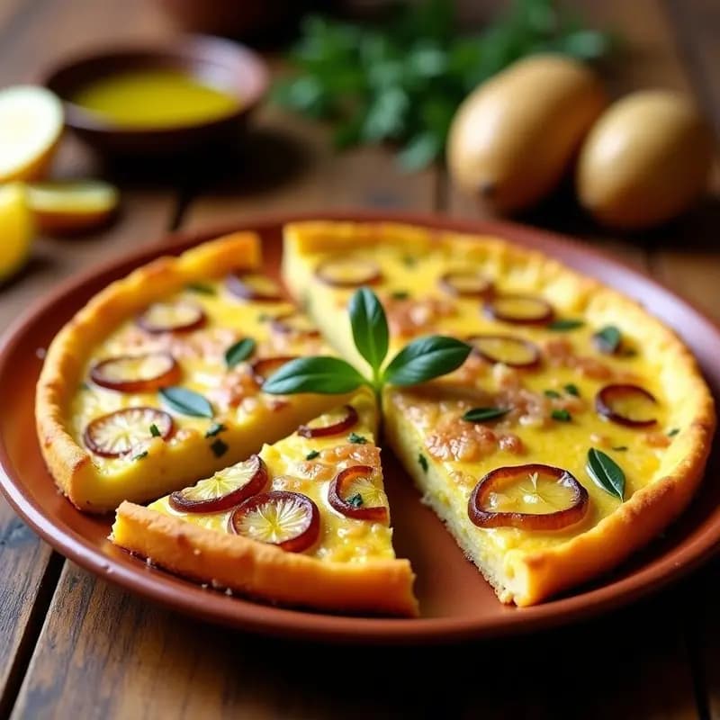 Tortilla de Patatas con Cebolla y Prebióticos: Receta Tradicional para el Intestino Saludable
