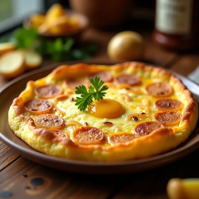 Tortilla Española de Jorge Bush: Receta Original con Toque Americano en 20 Minutos