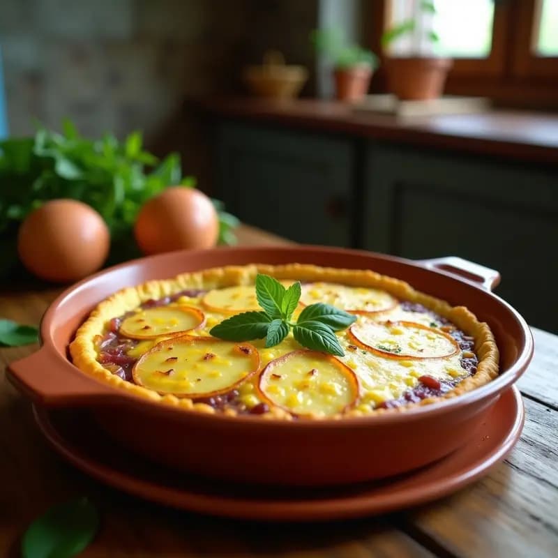 Tortilla Española con Menta Fresca: Receta en Horno Sin Voltear y con Toque Aromático