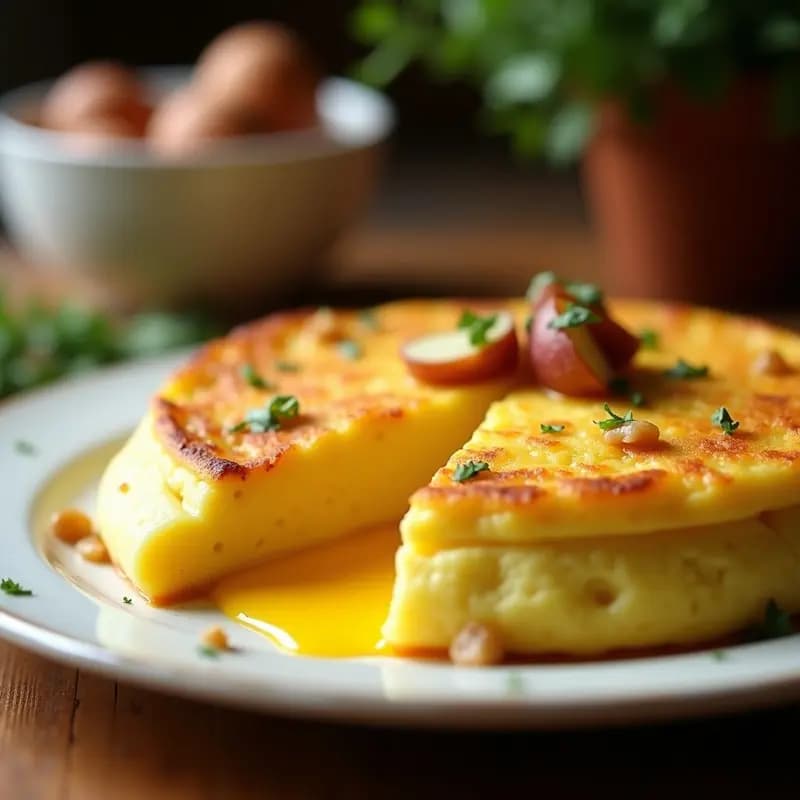 Tortilla de Patata en Olla GM: Centro Cremoso y Yema Jugosa en 30 Minutos