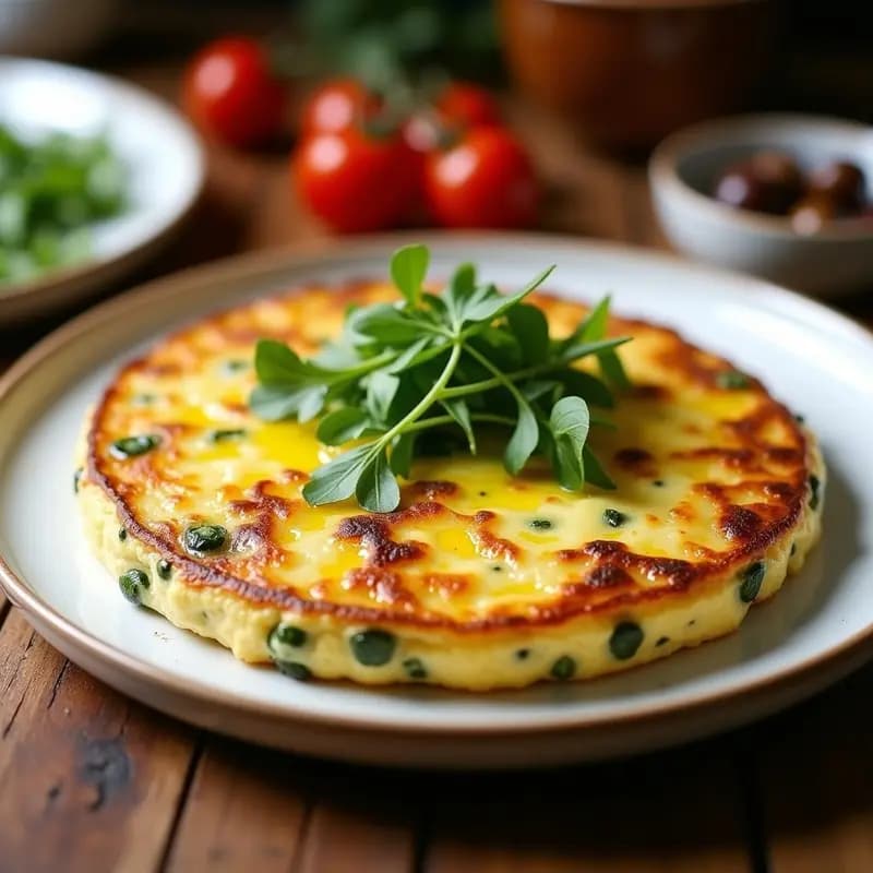 Tortilla Española en Olla Lenta Keto: Receta Fácil con Calabacín y Queso Manchego