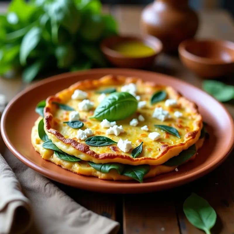 Tortilla Española de Patata y Espinacas en Olla Lenta: Receta Vegetariana Sin Complicaciones
