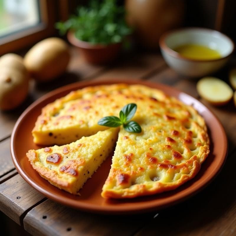 Tortilla de Patatas con Olla Superpuesta: Receta Tradicional de la Abuela en 2 Capas