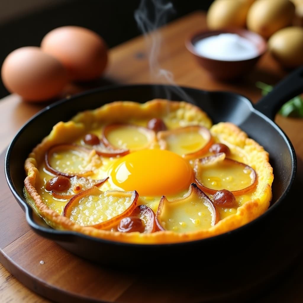 Tortilla de Patatas en Ollas Superpuestas: Receta Sin Voltear y Perfectamente Jugosa