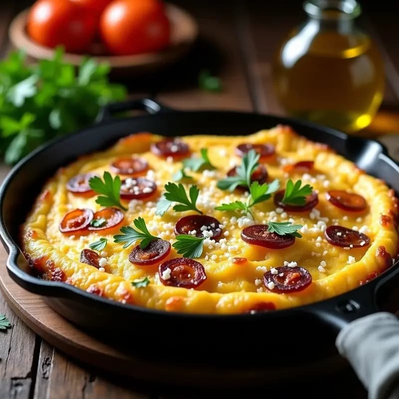 Tortilla Española Keto con Patata y Batata: Sin Harina y Alta en Proteína