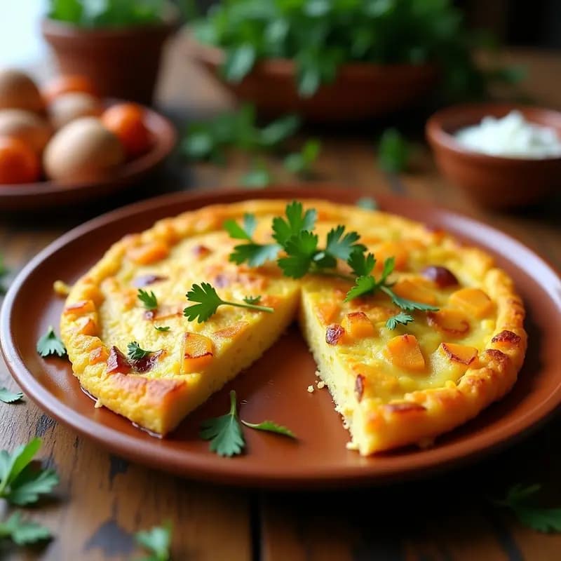 Tortilla de Patata y Boniato en Thermomix: Receta Express con Menos Aceite