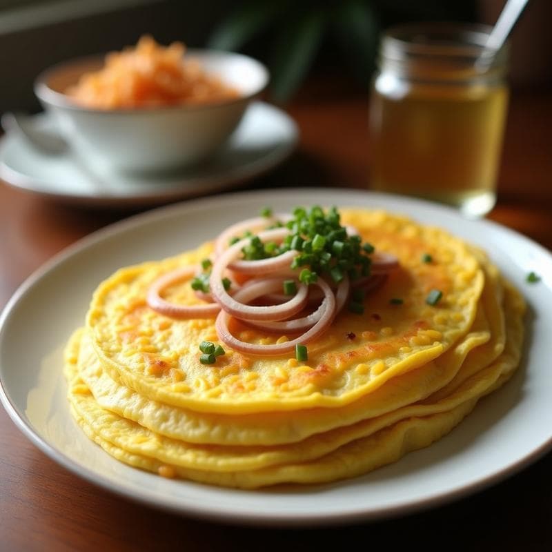 Tortilla Española de Patata y Cebolla: Receta Auténtica en Ollas Superpuestas en 2 Capas