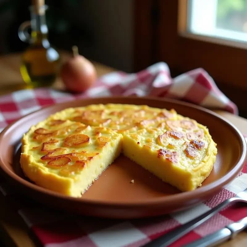 Tortilla Española de Patata Ebra: Receta en Thermomix sin Cocción Previa en 25 Minutos