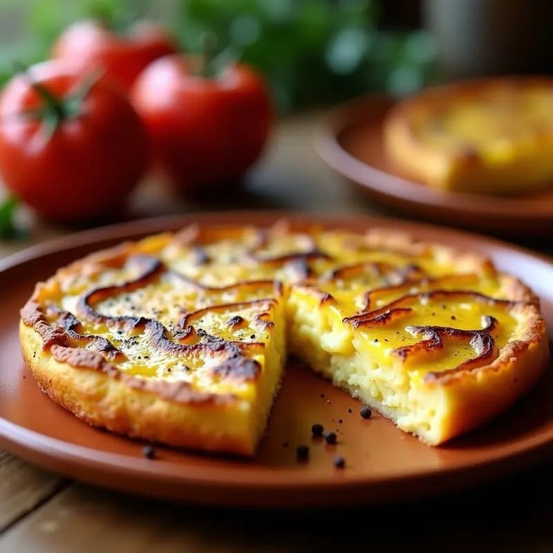 Tortilla Española con Trufa: Receta en Airfryer Sin Dar la Vuelta en 15 Minutos