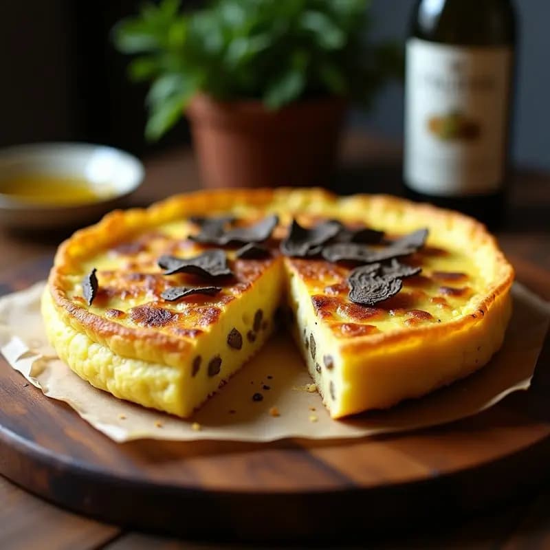 Tortilla Española con Trufa: Receta Gourmet en 30 Minutos con el Secreto del Chef