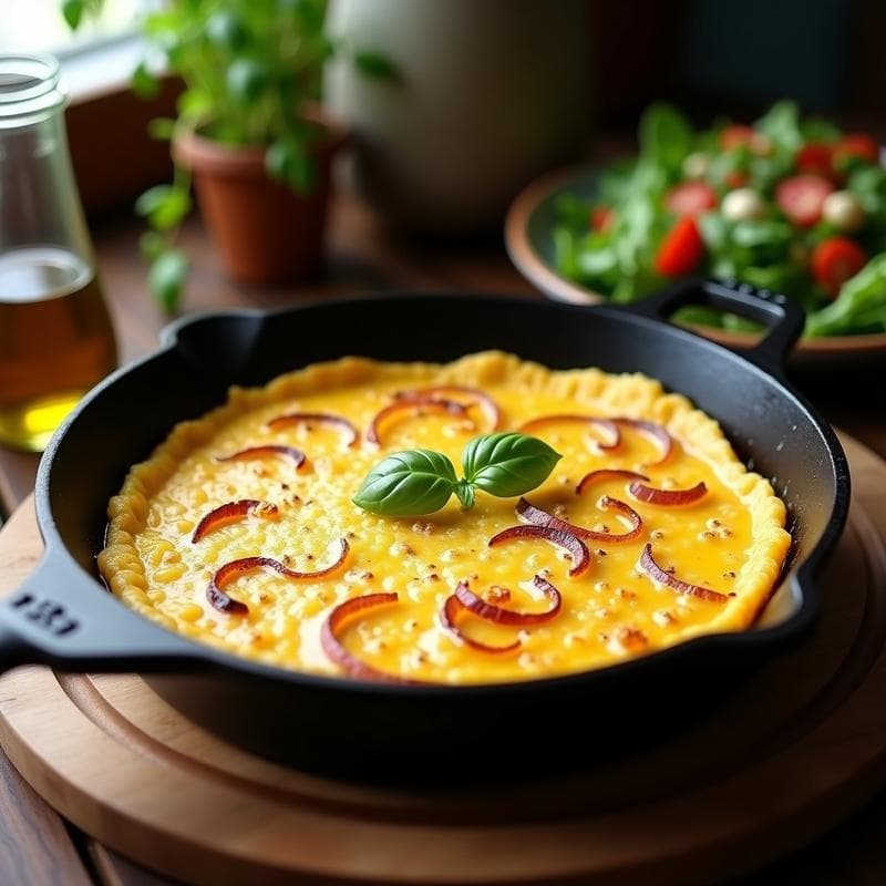 Tortilla de Patata Vegana con Aquafaba: Receta Española Tradicional Sin Huevo