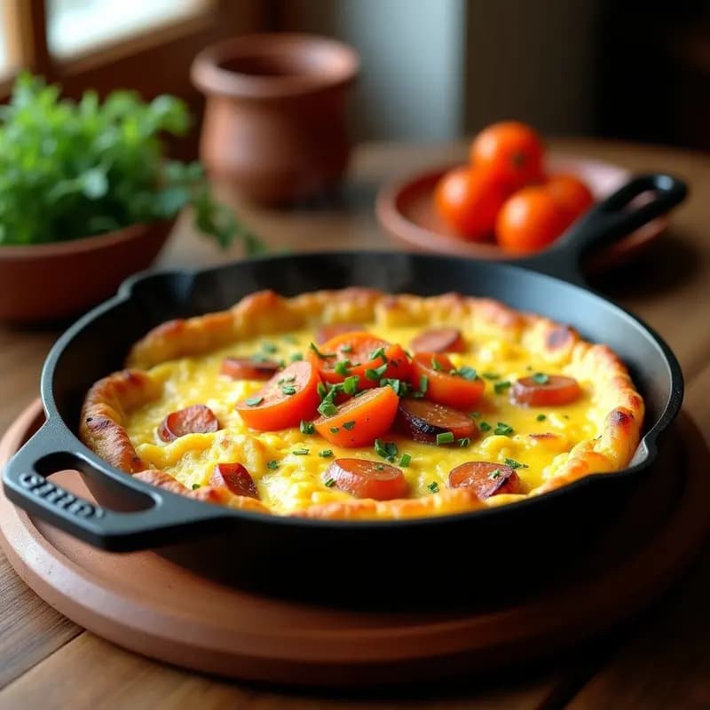 Tortilla Española con Patata y Zanahoria Ahumada: Receta Tradicional con Toque Moderno