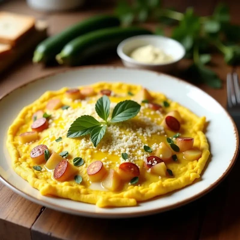 Tortilla Española con Zoquitos: Receta Express en 15 Minutos con Toque Mexicano