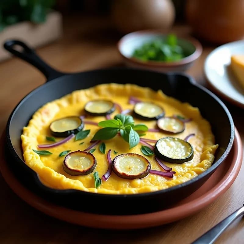 Tortilla Española de Patata y Zucchini Ahumado: Receta Sin Horno y Alta en Proteína