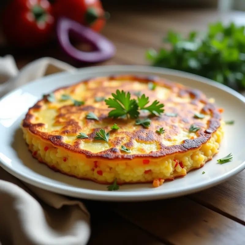 Tortilla Española de Quinoa en Airfryer: Receta Light y Rápida en 15 Minutos