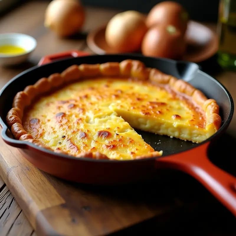 Tortilla de Patatas Crujiente: Receta Tradicional con el Secreto del Abuelo para que no se Desmorone