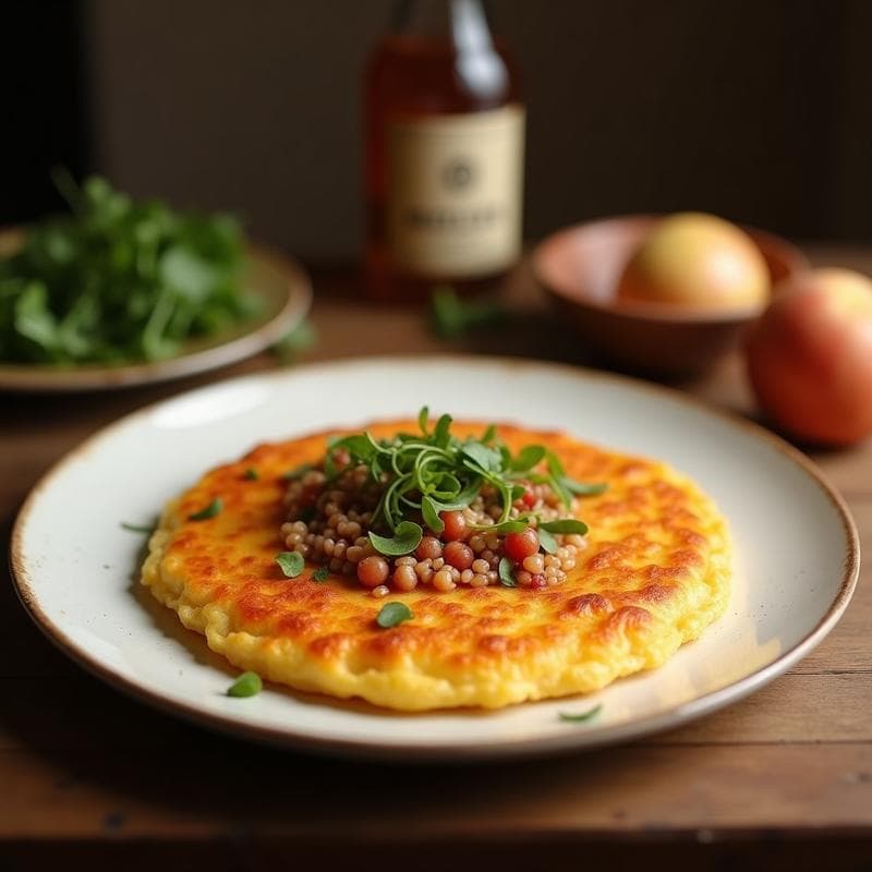 Tortilla Española con Trufa: Receta en Ollas Superpuestas con Dos Texturas en 30 Minutos