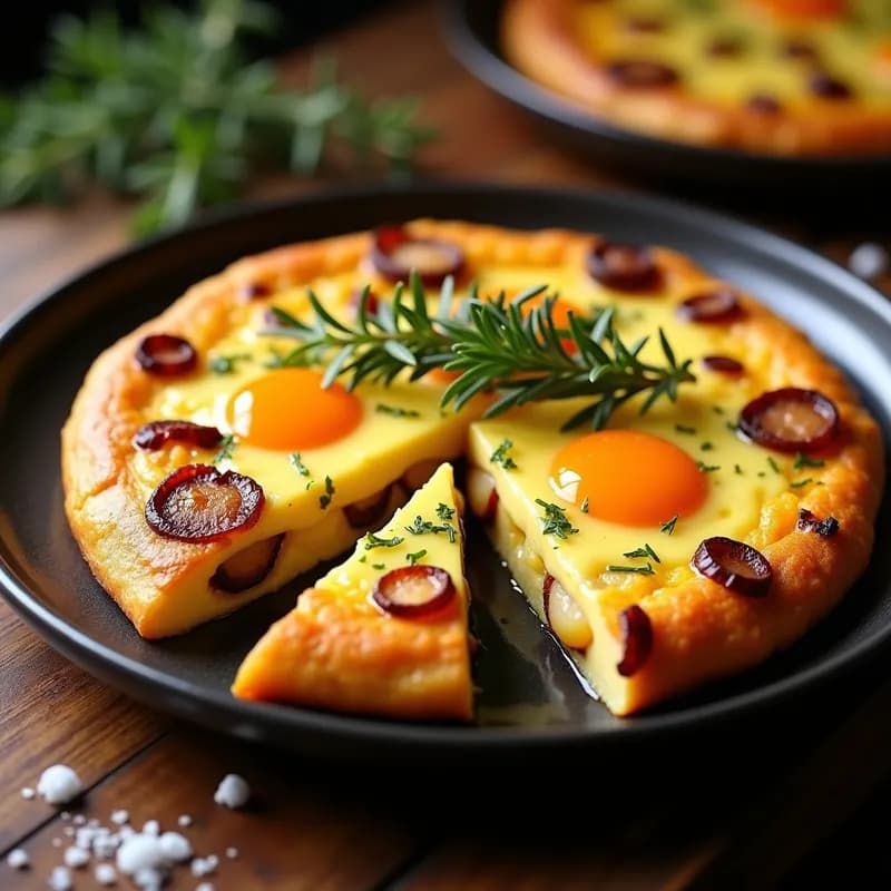 Tortilla Española Trufada: Receta en Olla de Aire con Aceite de Trufa y Punto Perfecto