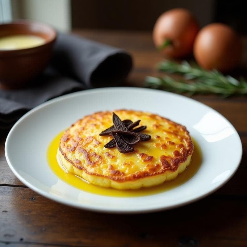 Tortilla Española Trufada: Receta Gourmet en Ollas Superpuestas con Textura Perfecta