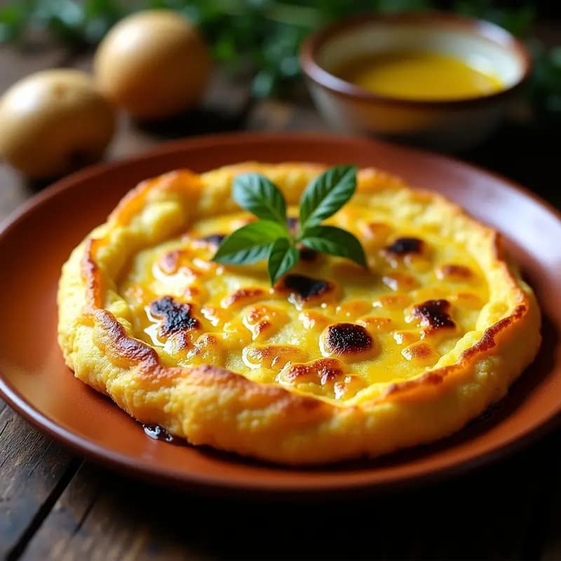 Tortilla Española Trufada: Receta Gourmet con Aceite de Trufa y Toque Crujiente