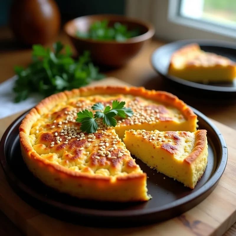 Tortilla Española Vegana de Coliflor: Receta Sin Huevo y con Textura Perfecta