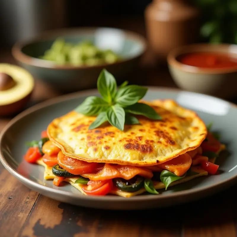Tortilla Española Vegetal en Airfryer: Receta Sin Huevos y Sin Gluten en 15 Minutos