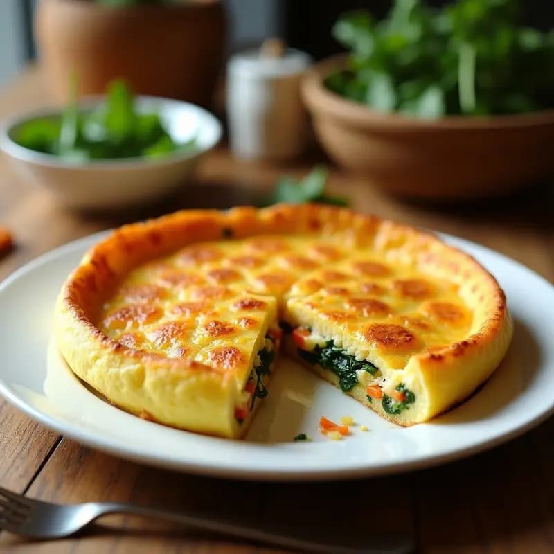 Tortilla Española con Verduras Ocultas: Receta Fácil para Niños y Adultos