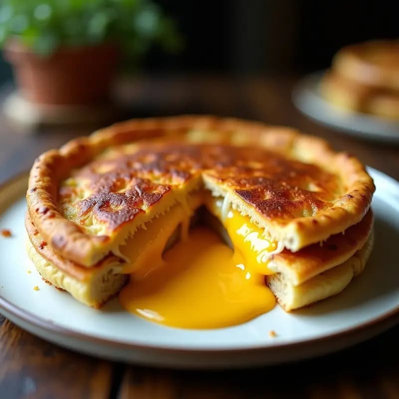 Tortilla Española Volcán: Receta Viral con Queso Líquido y Sorpresa Crujiente