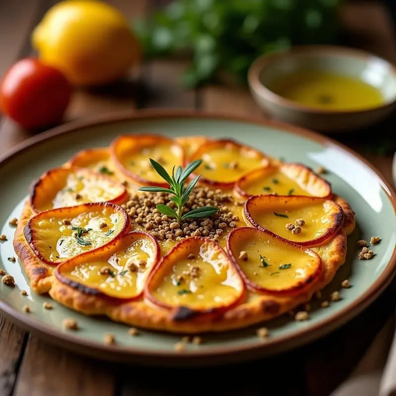 Tortilla Española con Zaatar: Receta de Patata Crujiente y Aromas Orientales en 20 Minutos